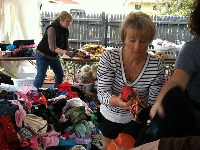 Dorothy in action at Debra's house. Picture: Dorothy Breininger 