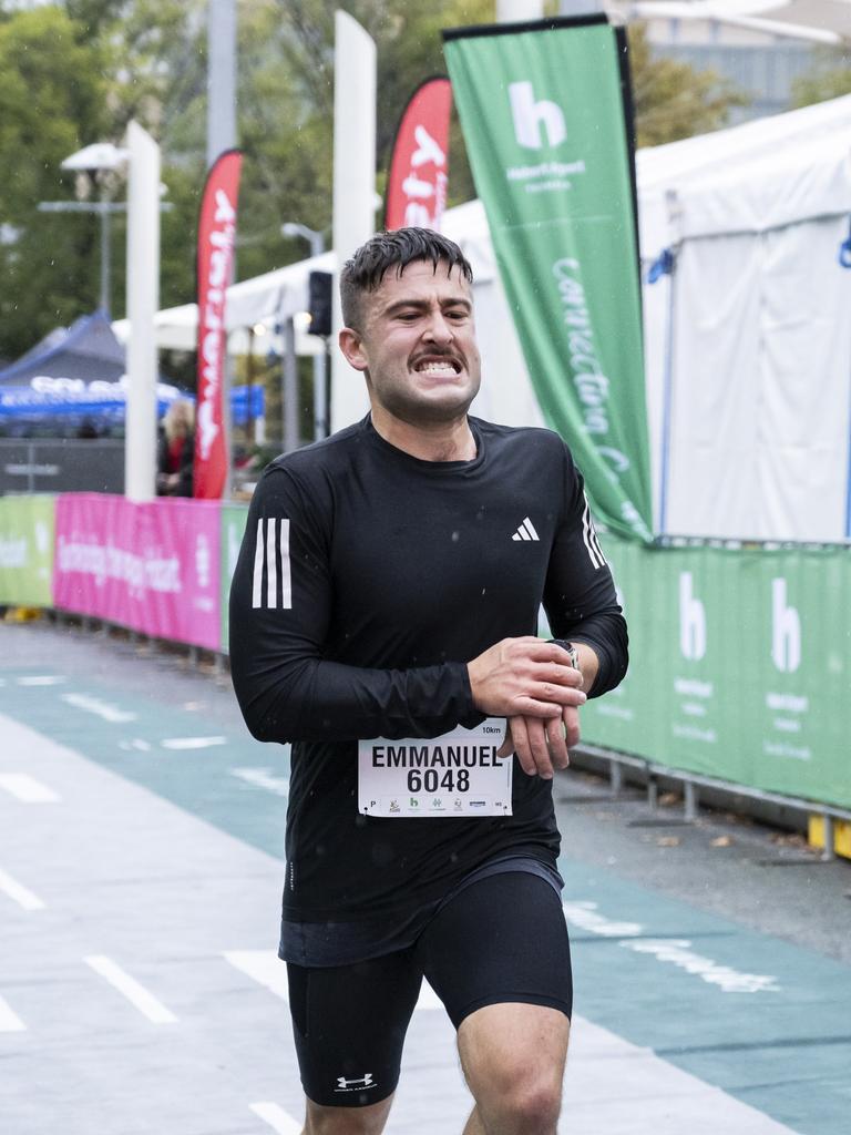 HOBART AIRPORT MARATHON 2024 Emmanuel Marios. Picture: Caroline Tan