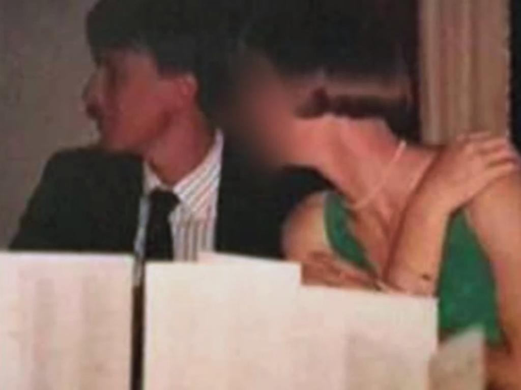 Mr Porter with the woman who accused him of a historical rape in 1988. He has denied any wrongdoing. Picture: Suplied