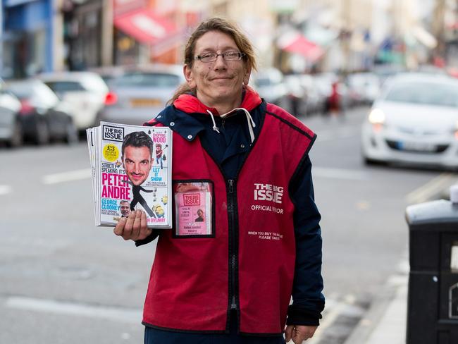 Big Issue seller Jack Richardson in Bristol file photo See SWNS story SWBIG A homeless Big Issue seller got married to a woman he asked for money while begging Jack Richardson 37 first met wife to be Toni Robinson two years ago as she passed his regular spot When she said she had nothing to give him generous Jack gave HER 50p for her electricity meter so she wouldn t have to spend Christmas in the dark Over the next year Toni 47 regularly walked past his Big Issue pitch outside a central Bristol coffee shop and they became close friends