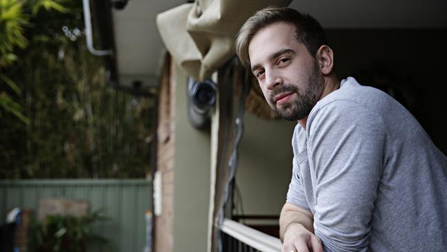 ‘My whole life came to a complete stop’: Joshua O’Grady, 26, has been forced to delay moving out of his parents’ Kings Langley home in northwest Sydney. Picture: Adam Yip