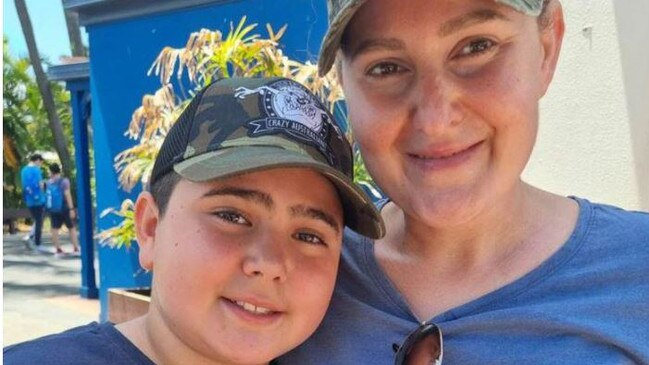 Nicholas’ mother Vanessa Tadros was killed in the horror incident, while Nicky broke countless bones and had to have his leg amputated. Picture Nine News.