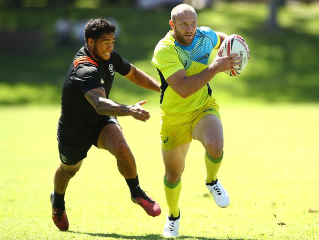 James Stannard during a practice match the day of the incident. Picture: Getty Images