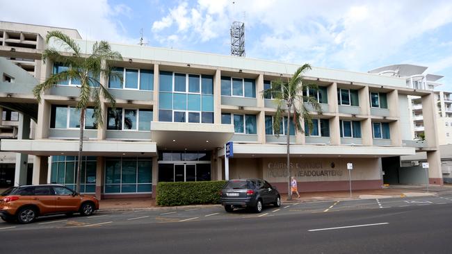 Cairns police headquarters on Sheridan St which contains the Cairns watch house. Picture: Stewart McLean