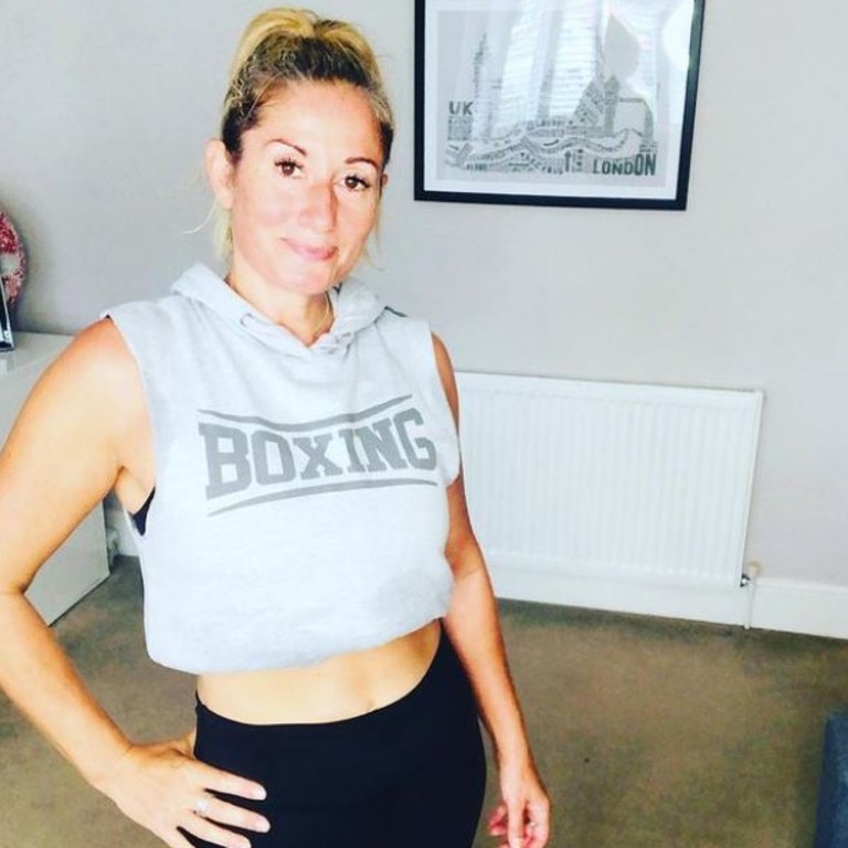 Deborah said her daughter wrote the note to ‘make her feel better’ after she split with her boyfriend. Picture: Instagram/dgboxingcoach