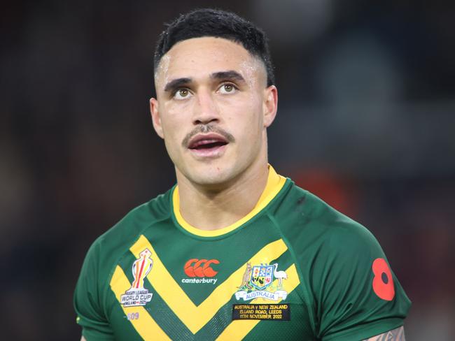 Valentine Holmes found himself in trouble in September. Picture: NRL Imagery / Stephen Gaunt