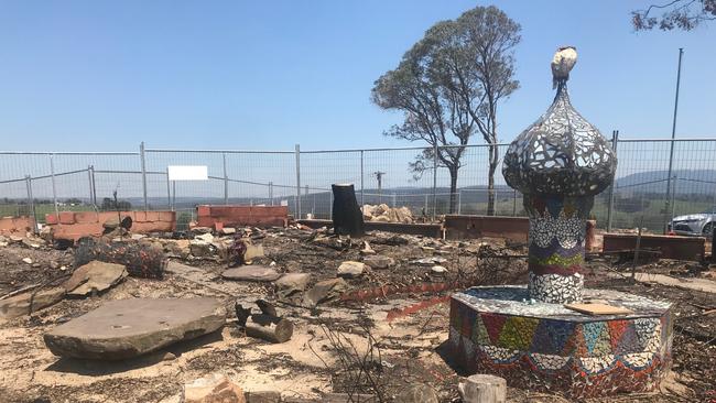 Clifton Creek Primary has resembled a construction site after the school burned down, with the government committing to rebuild. Picture: Supplied