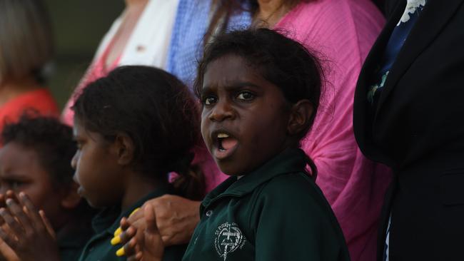 The 81st commemoration of the Bombing of Darwin held at the cenotaph on the esplanade. Picture: (A)manda Parkinson