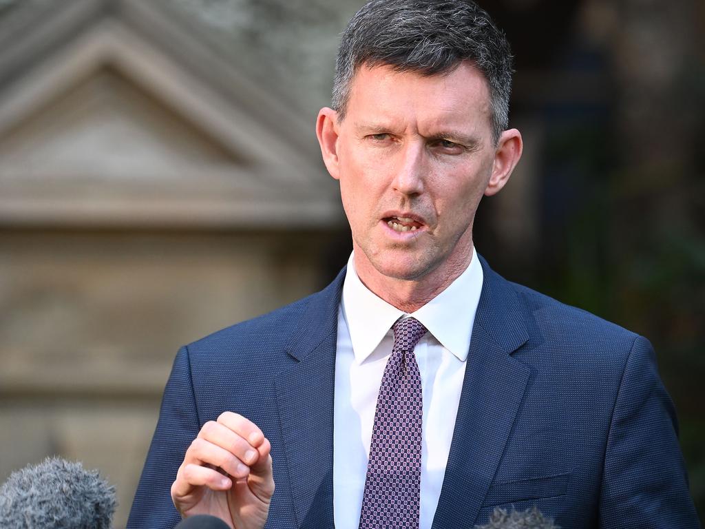 Transport Minister Mark Bailey on Wednesday. Picture: John Gass/NCA NewsWire