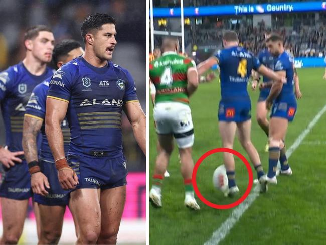 It goes from bad to worse for the Eels. Photo: Fox Sports