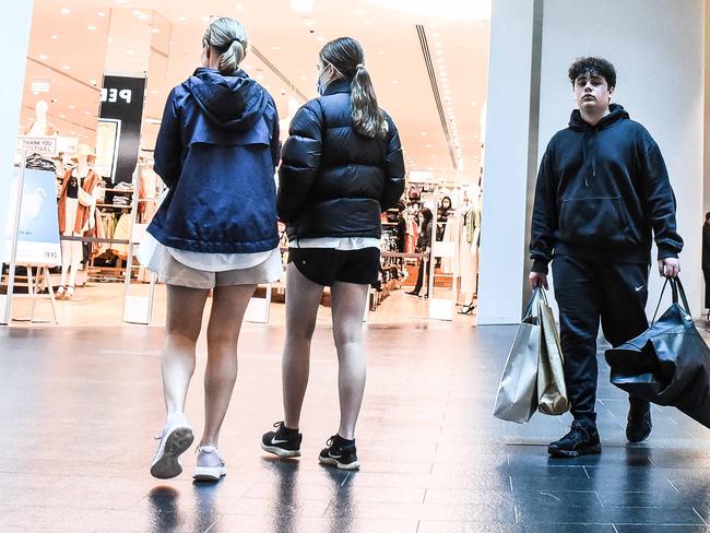 SYDNEY, AUSTRALIA - NewsWire Photos , NOVEMBER 26, 2021: shop attendants are seen in Bondi Junction for the Black Friday sales in Sydney.  Picture: NCA NewsWire / Flavio Brancaleone