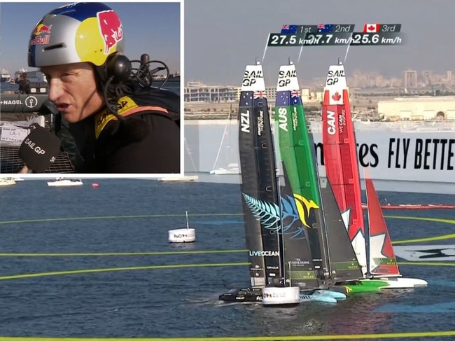 Jimmy Spithill retired from SailGP after driving for the Aussies in Dubai.