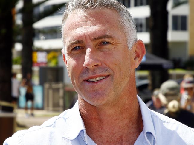 Surf QLD CEO Adam Yates during the launch of the 2023 Gold Coast Open surfing event. Picture: Tertius Pickard