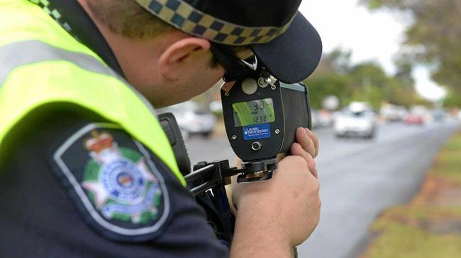 SLOW DOWN: Andrew Gale has gone decades without a speeding fine . . . . until recently. Picture: Mike Knott BUN240816LIDAR1