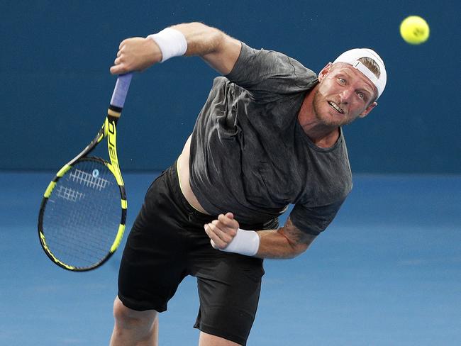 ‘That serve gave me a profile that I never had,’ Groth says. Picture: AAP