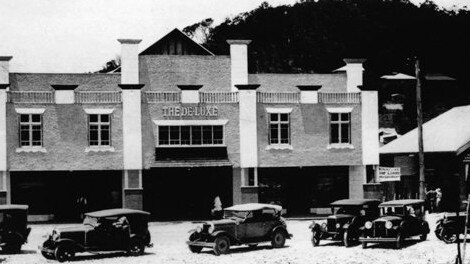 The former De Luxe Theatre building, now the old Burleigh Theatre Arcade, in an undated photo. Picture: Gold Coast Libraries (Local Studies Collecion)