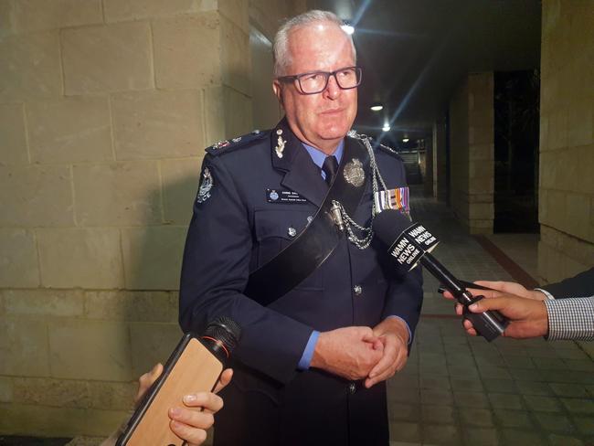 Police Commissioner Chris Dawson.