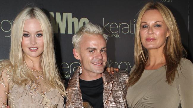 Simone Holtznagel, Josh Flinn and Charlotte Dawson at the launch of Who Magazine’s 2011 Sexiest People issue. Source: News Corp Australia