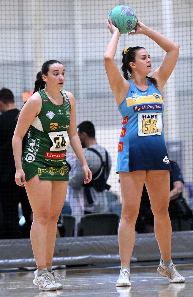 Gold Coast Titans netball in HART Sapphire Series (Ruby). Pictured: Shanae Grant