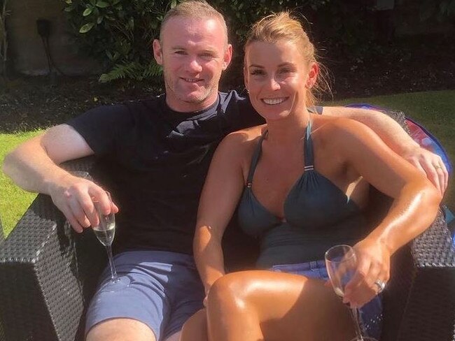 Coleen Rooney and her superstar husband Wayne.