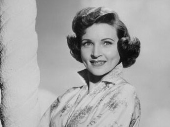 Actor Betty White in 1956.