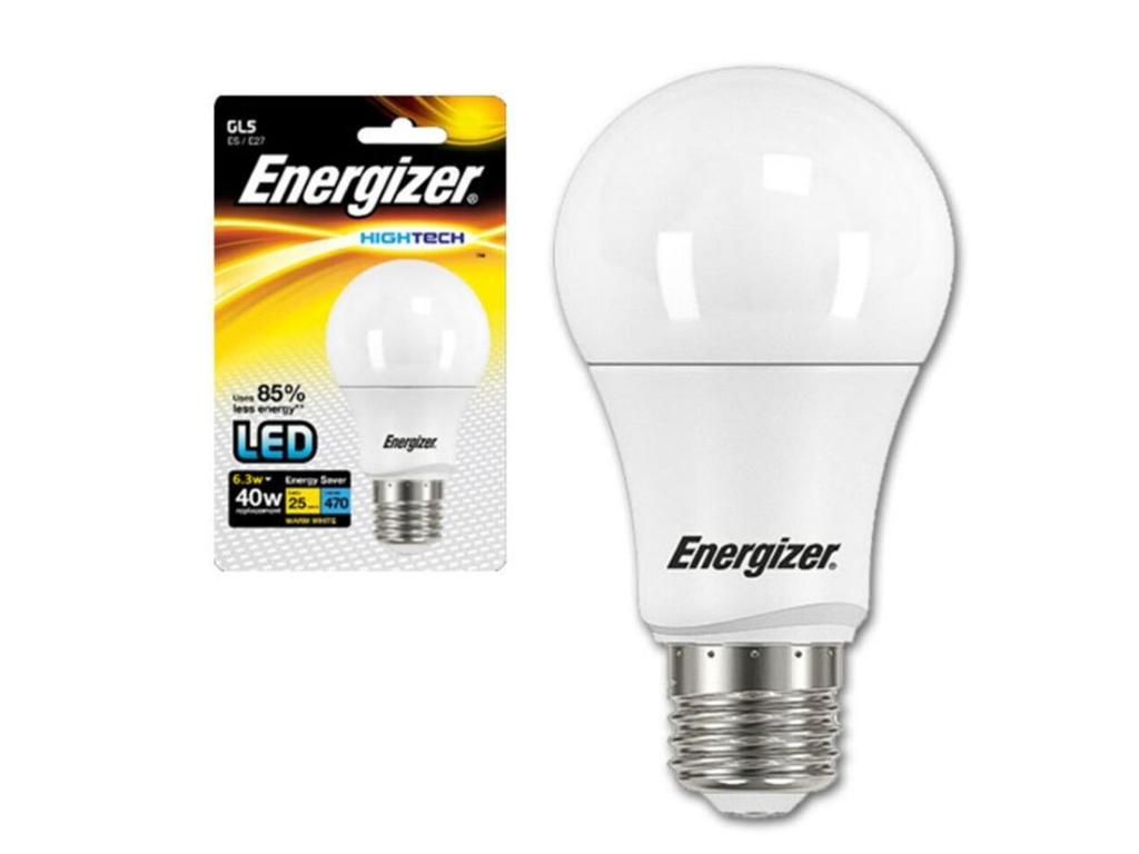 Energizer LED Screw E27 White 6.3w 40W Light Globe (6 pack), $57.