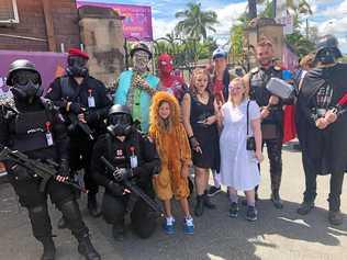 Rebecca Torr, Luke Torr, Sebastian Everingham, Dean Netherwood, Hayley Netherwood, Emma Eastaughffe, Mackenzie Phillips, Paul Stone, Petty Barnbaum, Russell Cunningham, and Jarred Kennedy. Picture: Jann Houley