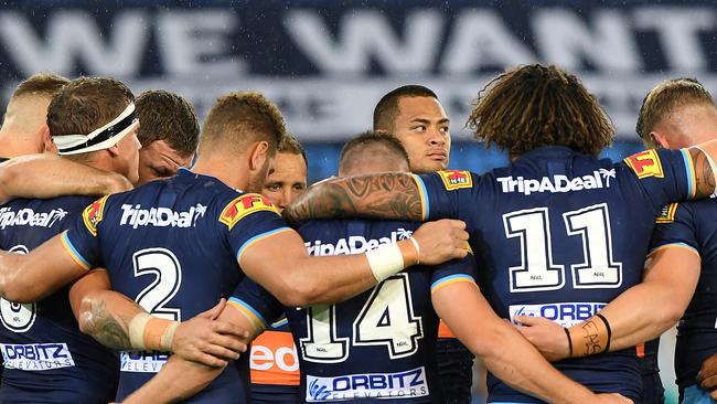 The Titans have to play without fear against Souths. Image: AAP Image/Dave Hunt