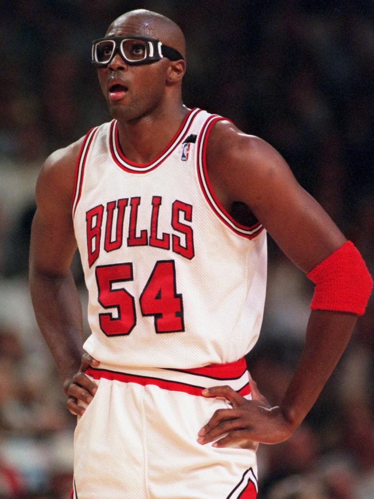 Horace Grant won three NBA titles as teammate of Michael Jordan in Chicago. Picture: Jonathan Daniel/AllSport