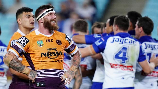 Unless he beats the charge, McGuire will miss at least one week. Photo by Cameron Spencer/Getty Images.