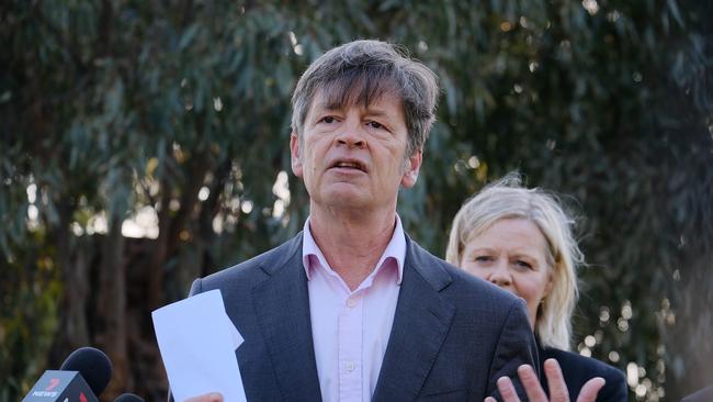 Victorian Minister for Disability, Ageing and Carers Luke Donnellan said “there are a small group of people running a completely irresponsible anti-vaccination agenda.”. Picture: NCA NewsWire/ Luis Ascui