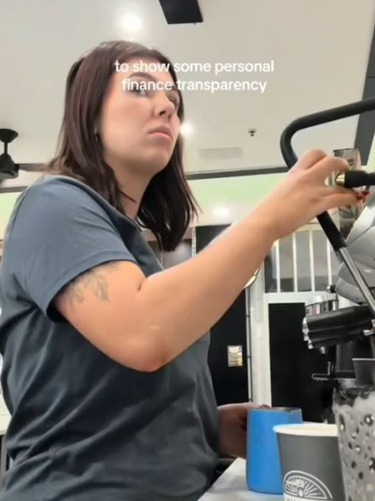 She works as a barista. Picture: Instagram/lozhutchison