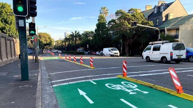 The cycleway provides a link between the CBD and the eastern suburbs.