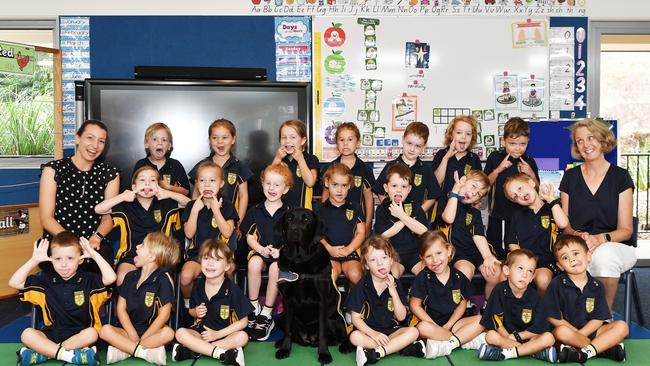 FUNNY FACES: Immanuel Lutheran College Prep I. Picture: Patrick Woods