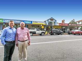 Brendan Robins and Peter Ward at 62 Landsborough Pde, Golden Beach.