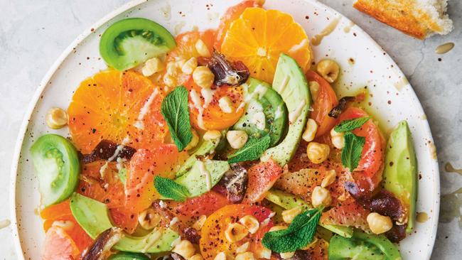 Vibrant: orange, date &amp; avocado salad