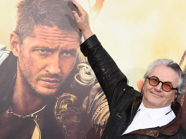 FILE - In this May 7, 2015 file photo, George Miller arrives at the Los Angeles premiere of "Mad Max: Fury Road" at the TCL Chinese Theatre in Los Angeles. The National Board of Review has named the rollicking apocalyptic adventure “Mad Max: Fury Road” the best film of 2015. Miller’s latest installment in the 1970s-born franchise was a radical and unconventional curve ball from the National Board of Review, one of the oldest awards bodies in movies. (Photo by Jordan Strauss/Invision/AP, File)