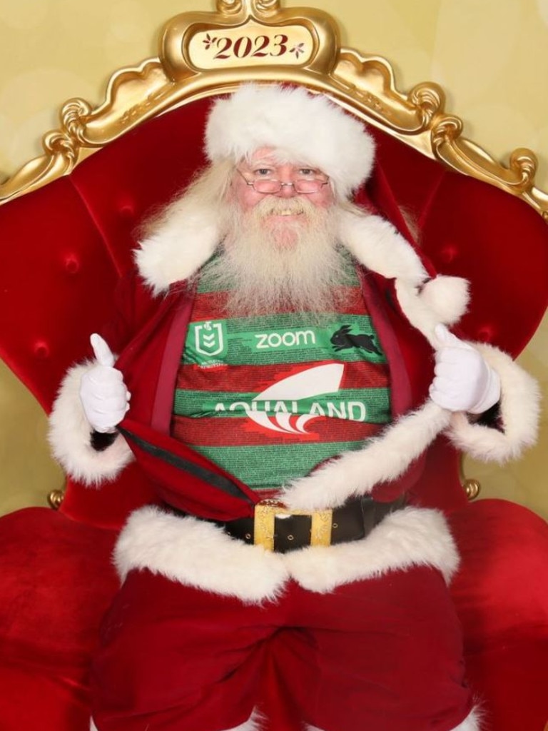 For goodness sake, even Santa is a random Souths fan!