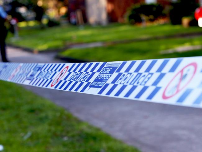 SYDNEY, AUSTRALIA - NewsWire Photos SEPTEMBER 14, 2020: Police officers from South Sydney Police Area Command are pictured on scene at Erskineville Housing Estate where a 57 year old man died following an assault on Swanson Street, Erskineville. A 28 year old man was arrest several hours later and taken to Mascot Police Station. Picture: NCA NewsWire / Nicholas Eagar