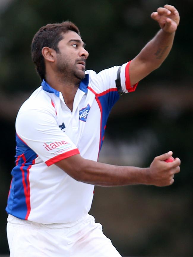 Kaushal Lokuarachchi in action for Keilor. Picture: Mark Wilson