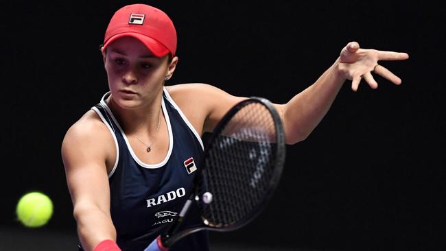 Ash Barty is set to finish the season with the No. 1 ranking. Picture: AFP Photo