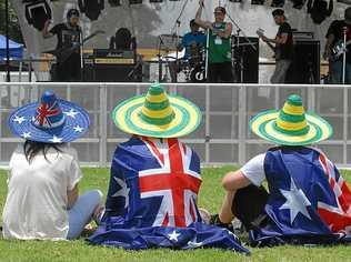 Australia day celebrations. Picture: Peter Holt