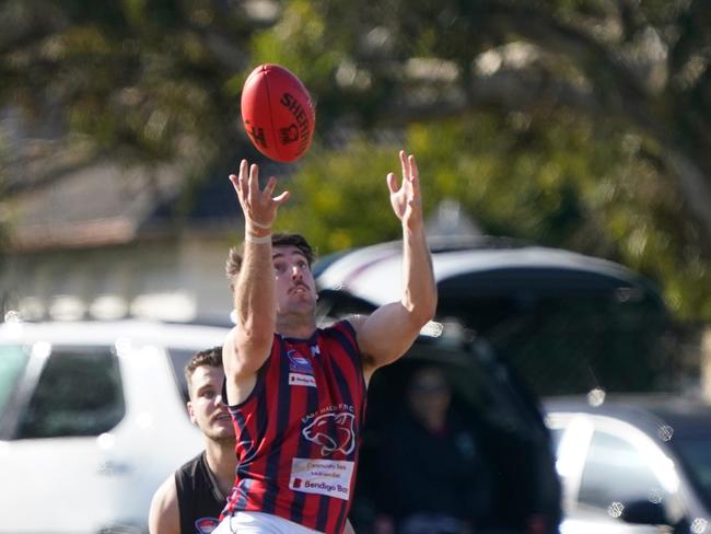 SFNL football: Doveton Doves v East Malvern at Robinson Reserve. East Malvern player  Nick Gauci. Picture: Valeriu Campan