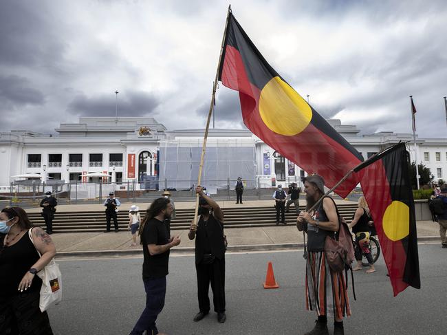 The Tent Embassy marked 50 years in 2022, the longest perpetual protest in history. Picture: NCA NewsWire