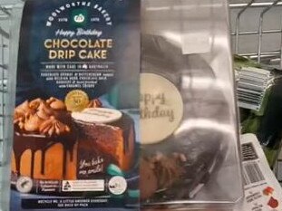 Aussies are flocking to the supermarket giant to try the same cake the Hollywood star recently celebrated his 40th birthday with. Picture: TikTok