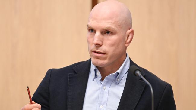 Independent Senator David Pocock has expressed his ‘in principle’ support for a national register. Picture: NewsWire / Martin Ollman