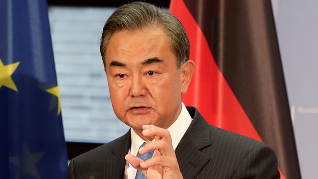 Chinese Foreign Minister Wang Yi says the most urgent priority right now is that the US should stop interfering in the Beijing Winter Olympics’. Picture: AFP