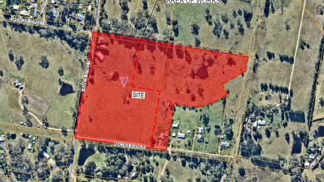 The subdivision is proposed for former farmland at Francis St and Maluka Ave, Moruya.