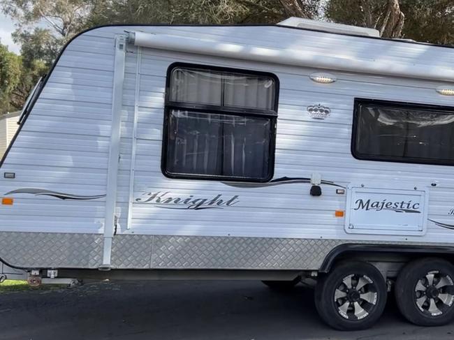 Police have charged a man and arrested a woman after they were located in an allegedly stolen caravan in Pakenham yesterday. Source: Victoria Police