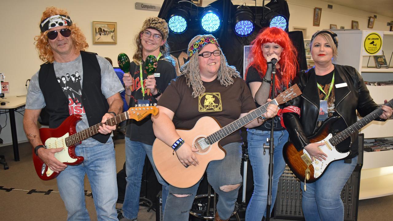 Casino librarians rocking it in the dress up comp in Beef Week 2019.